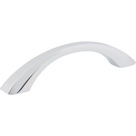 96 Mm Center-to-Center Polished Chrome Wheeler Cabinet Pull